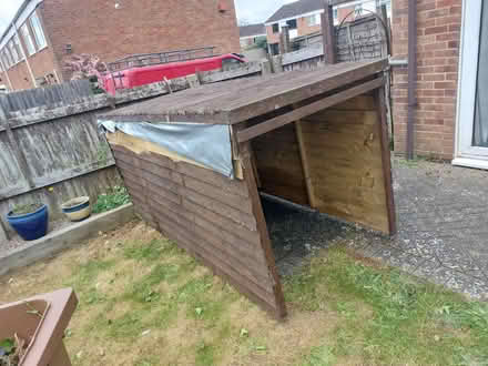 Photo of free Homemade motorbike shelter/storage (Braunston, Daventry NN11) #2