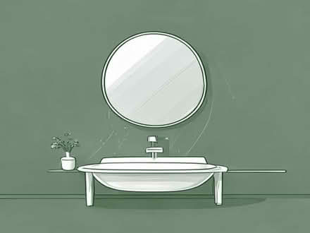 Photo of free Large bathroom or bedroom mirror. (Southborough TN4) #1