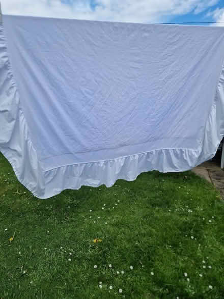 Photo of free White valence for Kingsize bed (Juniper Green, EH14) #1