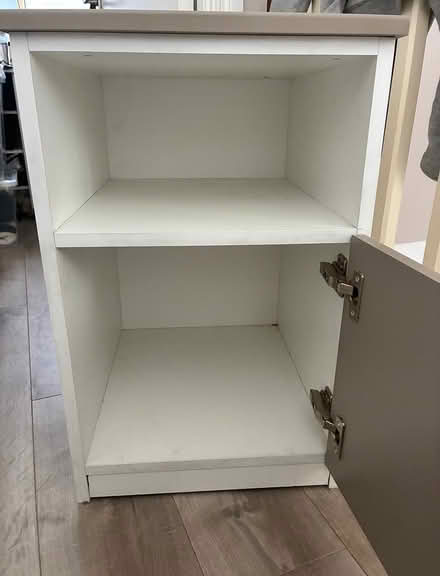 Photo of free 2 x grey bedroom side tables (Lucan) #2