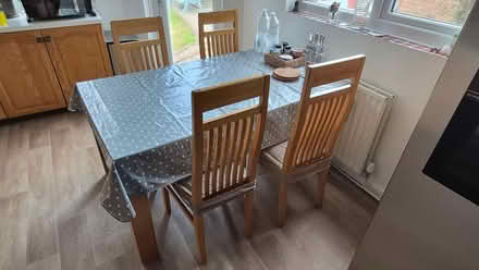 Photo of free Wooden Dining Table with 4 chairs (Bexleyheath DA7) #2