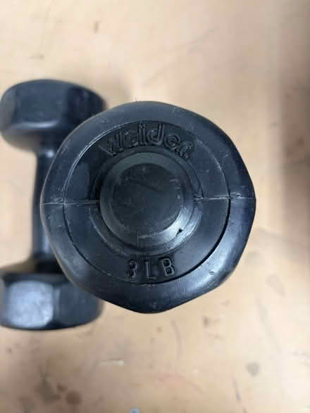 Photo of free Pair of 3 lb Weider Hand Weights (Belmont, MA) #2