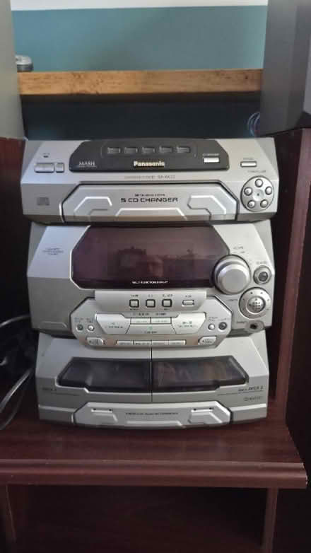 Photo of free Panasonic stereo system with stand (Bournemouth BH9) #1