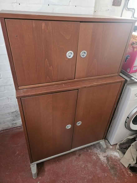 Photo of free IKEA wooden cabinet (Bridgend South Wales CF31) #1