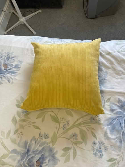 Photo of free Yellow Cushion Cover (Kents Hill, Milton Keynes MK7) #1