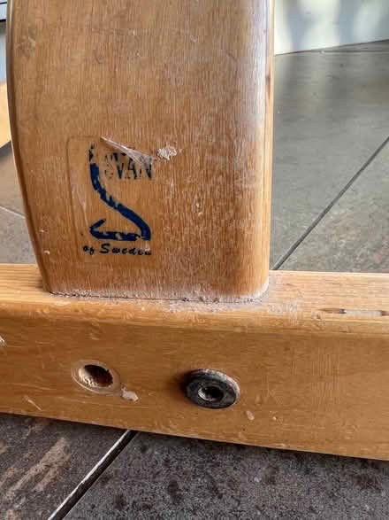 Photo of free Wooden high chair (WR6 Leigh) #1