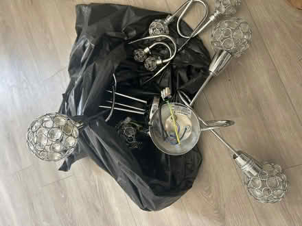 Photo of free 2 x Ceiling Lights and 2 X Tie Backs (Kelsall CW6) #1