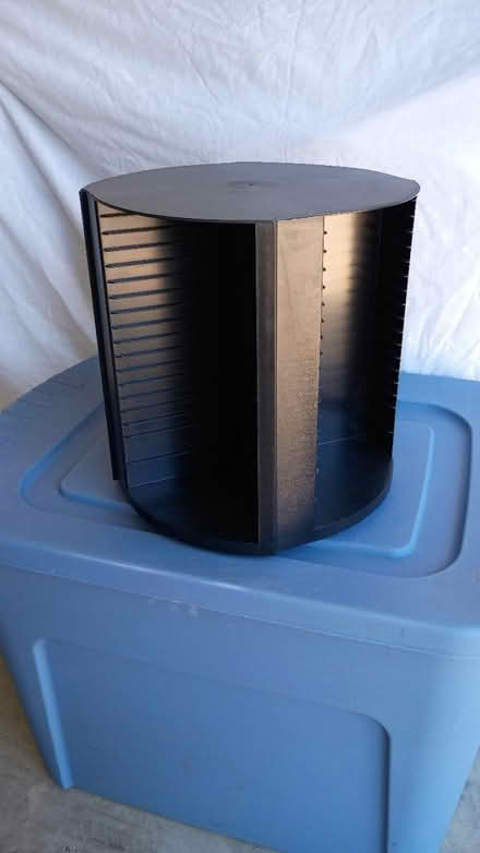 Photo of free Spinning table CD rack (Villages of Rolesville) #1