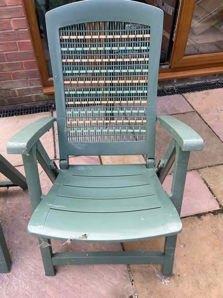 Photo of free Garden chairs (Halewood) #2