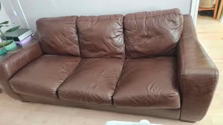 Photo of free 3 seater settee (Connah's Quay) #1