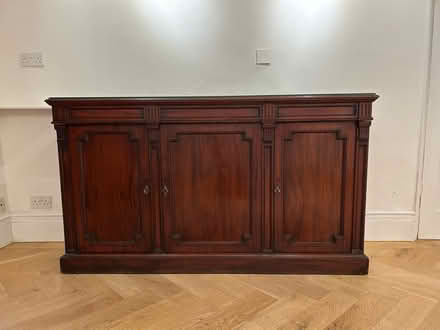 Photo of free Sideboard - mahogany, 3 drawers, 3 doors (Richmond TW10) #1