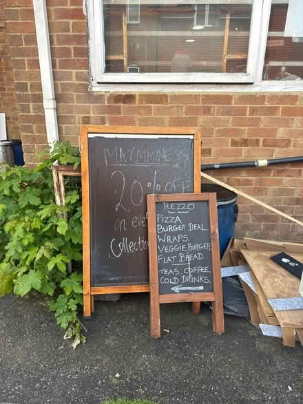 Photo of free 2 black boards (Brookwood) #1
