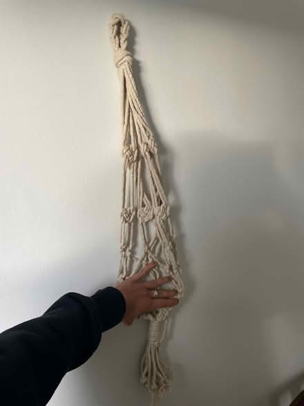 Photo of free macrame plant holder (East Dulwich SE15) #1