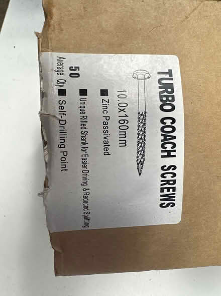 Photo of free Box of large coach screws (Burpham, Guildford) #2