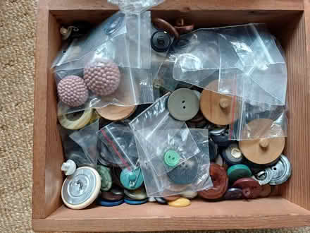 Photo of free Wooden Box of buttons (Kidlington OX5) #3