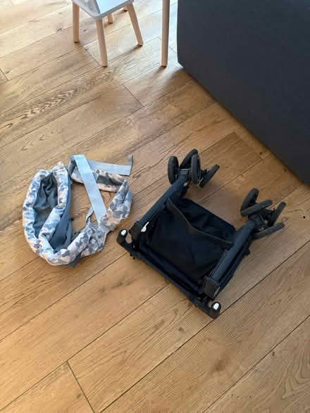 Photo of free Folding travel pram and baby sling (SE5) #1