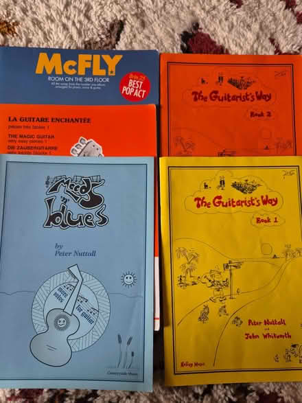 Photo of free Classical guitar starter books and foot rest (Calthorpe OX16) #1