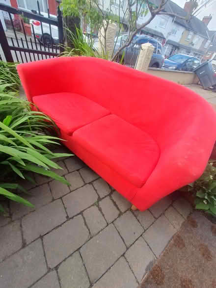 Photo of free Red sofa (Ellesmere Port, CH65) #2