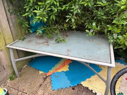Photo of free Large Garden table (Portslade BN41) #1
