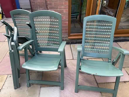 Photo of free Garden chairs (Halewood) #1