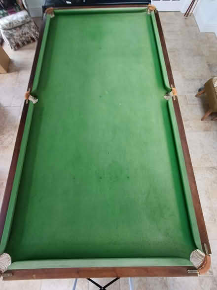 Photo of free A 3/4 size snooker table and table tennis table (Badgeworth GL51) #1
