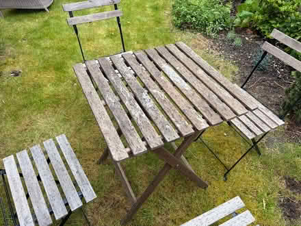 Photo of free Picnic table and chairs (East Challow OX129JX) #1