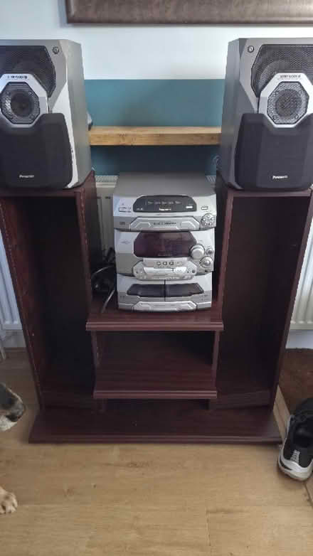 Photo of free Panasonic stereo system with stand (Bournemouth BH9) #2