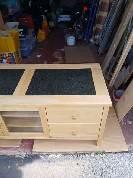 Photo of free wooden tv unit. (Spalding PE11) #3
