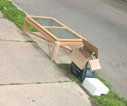 Photo of free Glass Coffee Table (2 Sectional) (Yeadon) #1