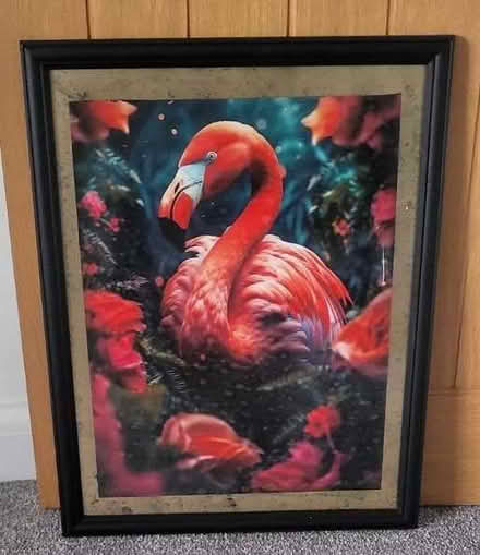 Photo of free Flamingo Print in Frame (Great Billing NN3) #1