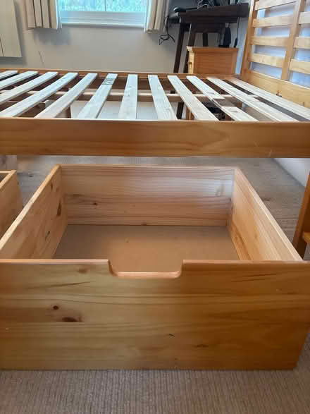 Photo of free Double bed frame with drawers (Upper Street, Islington, N1) #3
