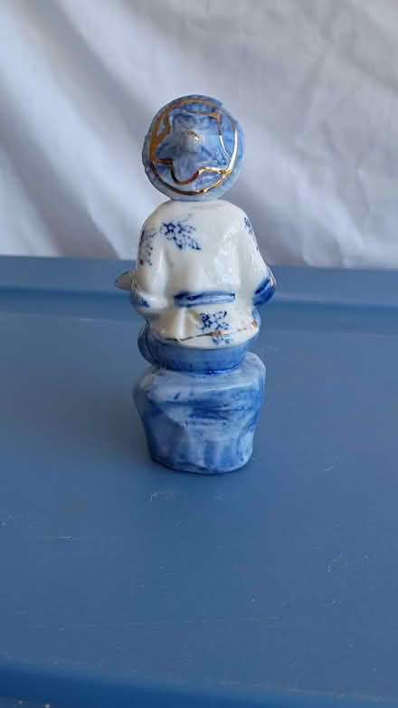 Photo of free Ceramic fisherman statue (Villages of Rolesville) #2