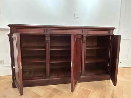 Photo of free Sideboard - mahogany, 3 drawers, 3 doors (Richmond TW10) #3