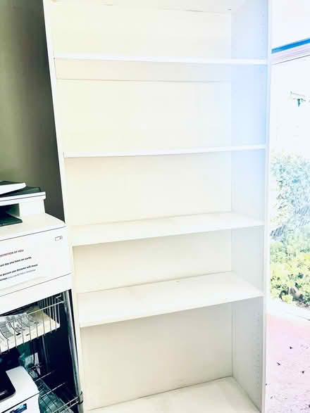Photo of free White Bookcase (Sunnyvale Tasman and Lawrence) #1