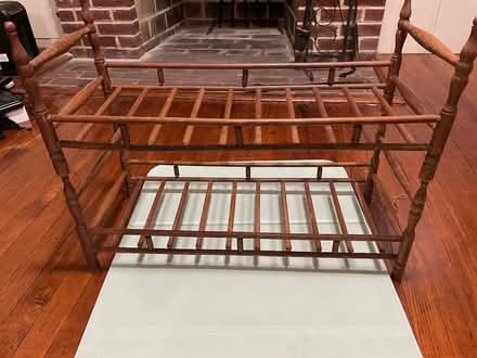 Photo of free Very Vintage Wooden Doll Bunk Beds (Upper NW DC/Tenley vicinity) #2