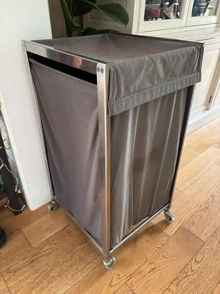 Photo of free Grey IKEA laundry basket on wheels (Giffnock G46) #1