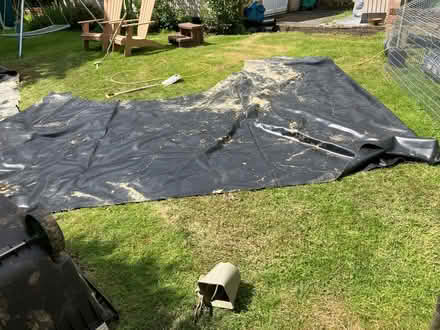 Photo of free Pond liner and fleece (Horam) #1