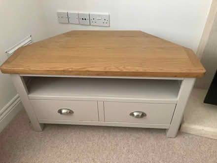 Photo of free Wooden Corner TV Stand (Leigh Park BA13) #1