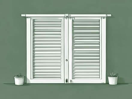 Photo of free two brand new French door blinds (Bellevue EH7) #1