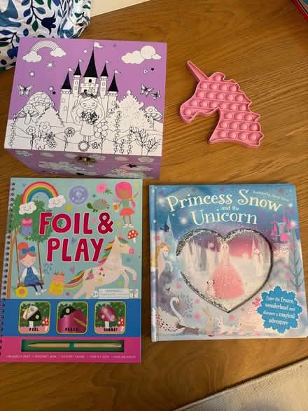 Photo of free Girls Unicorn Book/Craft/Toy Bundle (South Kensington W8) #1