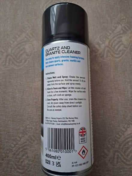 Photo of free Quartz & Granite Cleaner (Harefield SO19) #2