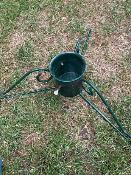 Photo of free Christmas tree stand (Beckton park E16) #1
