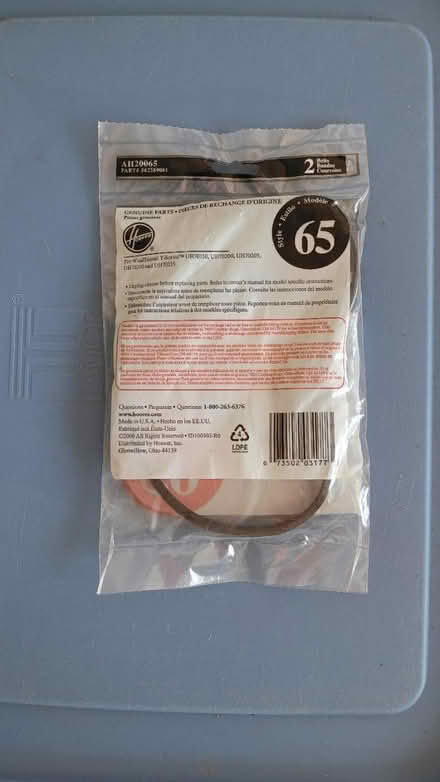 Photo of free Vacuum cleaner belts (Villages of Rolesville) #2
