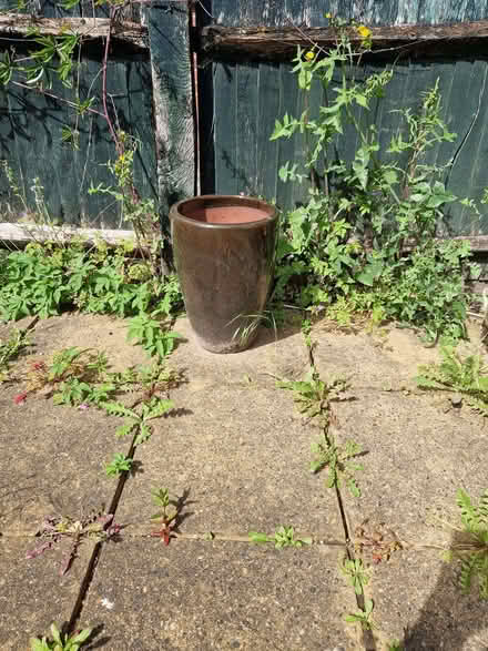 Photo of free Stone planters and terracotta pots and bench (Englefield Green TW20) #4