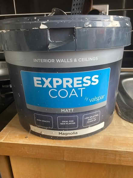 Photo of free 10L pot of magnolia paint (Streatham Hill, SW2) #1