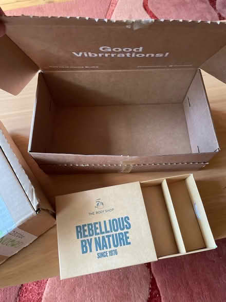Photo of free Small cardboard boxes (Chorlton M21) #3