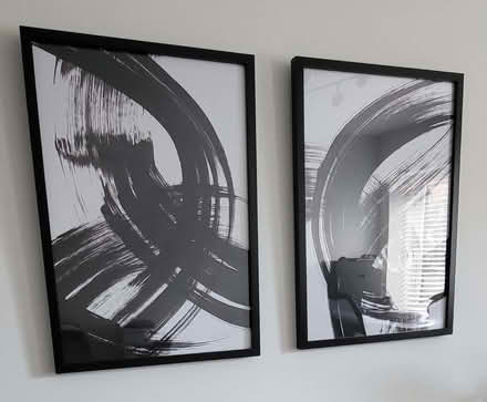 Photo of free 2 Black & White Abstract Prints (Great Billing NN3) #1