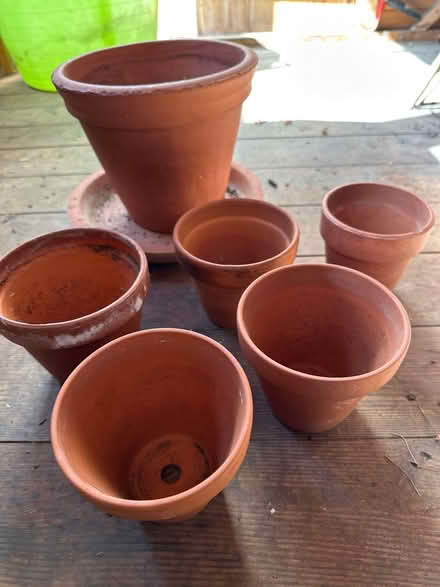 Photo of free Terracotta pots (Burpham, Guildford) #1