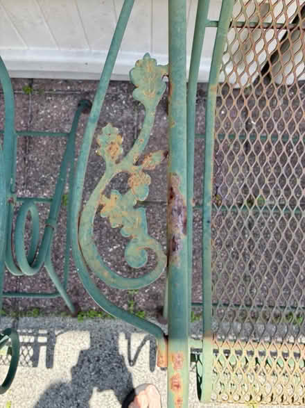 Photo of free Vintage wrought iron picnic set (Pembroke Pines) #4
