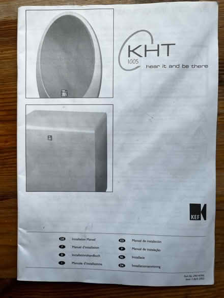 Photo of free Kef1005 surround sound loudspeakers (Waldron, East Sussex) #4